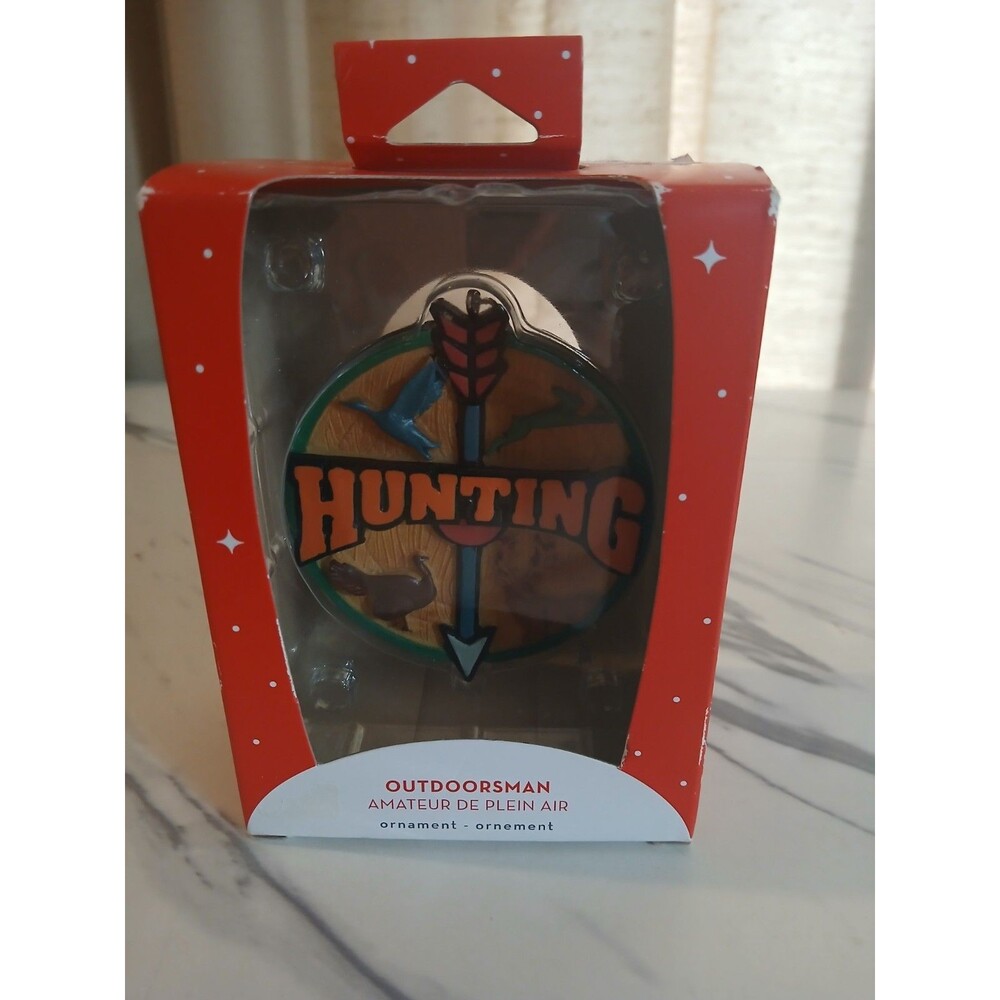 Heirloom Carlton/American Greetings Outdoorsman Hunting Christmas Ornament